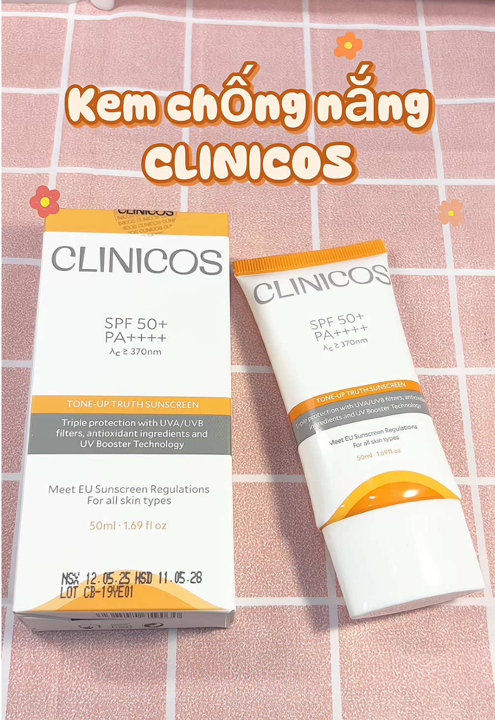 Kem Chống Nắng Clinicos Truth Sunscreen SPF50 PA++++ 50ml #kemchongnang #kemchongtiauv #kcnnangtone #kcnclinicos #clinicos #kemchongnangnangtone #dadaumun 
