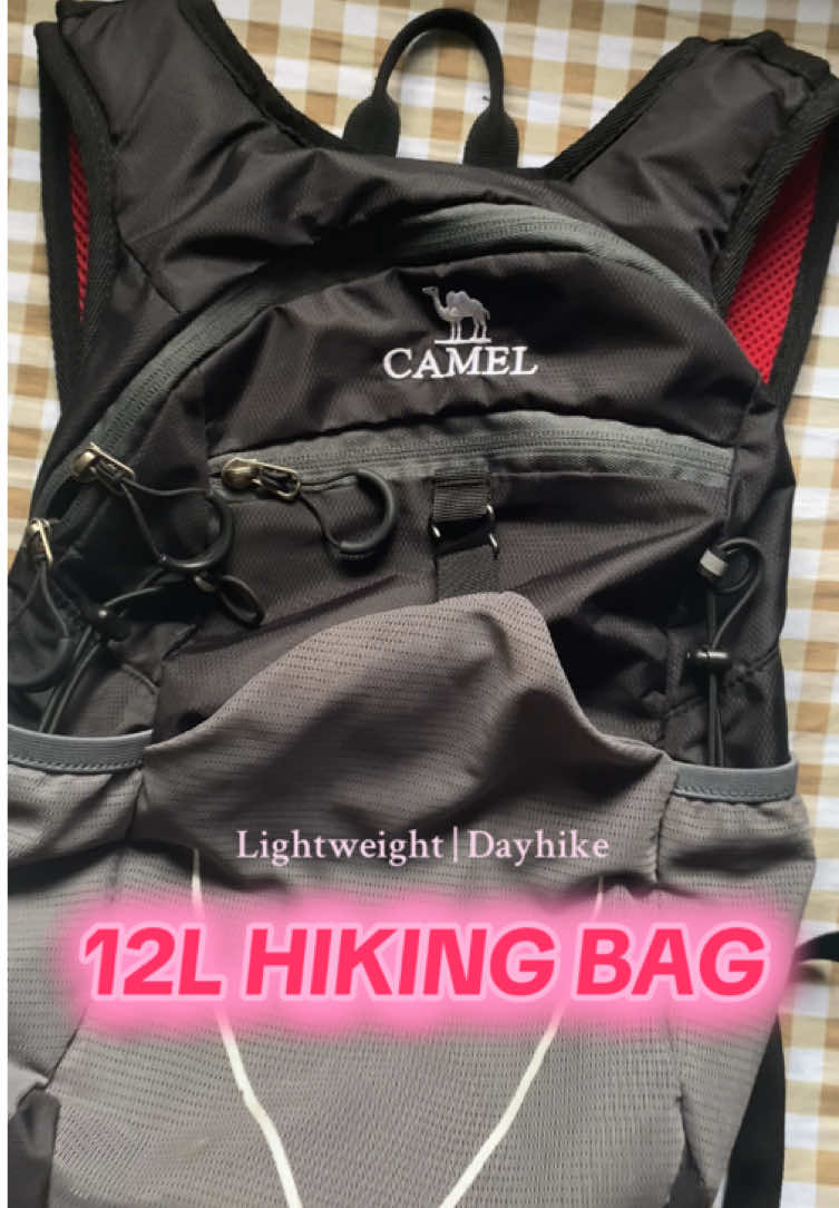 Camel Crown 12L hiking bag.  Perfect for dayhikes🫶 #hikingessentials #dayhike #hikingbag #hikingadventures #hikingrecommendations #mtapo #fypシ゚viral #Hiking 