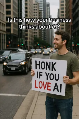 Businesses often have unrealistic or contradictory views of AI. How is your business approaching AI? #ai #artificialintelligence #leadership #digitaltransformation #digitalstrategy 
