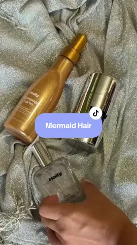 Mermaid hair all summer long. 💖 #accessories #hairtok #glitter #fragrance 