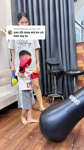 Trả lời @Đầy Trần trụ đấm bốc tự cân bằng tặng kèm bao tay và bơm #trudamboc #kimthach #saleluongve 