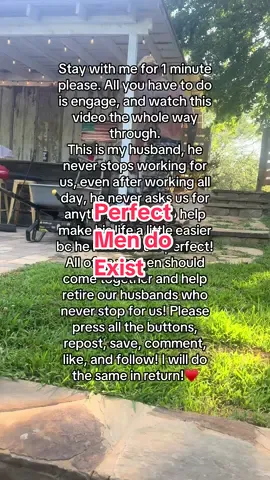 Let’s get together ladies and show our wonderful husbands, who never stop working for us, the power of this TikTok community. Together we can help make their lives a little easier 🫶🏻 