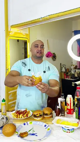 برجر 🍔 اخر الليل #tiktok ‏أكل سريع  بكل سهولة #اكسبلورexplore 🔥💯✌️