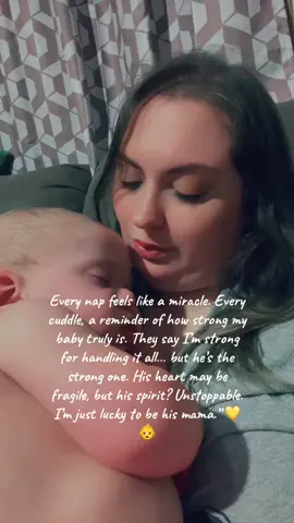 He has Noonan’s syndrome and cardiomyopathy, but right now he’s just my peaceful, strong boy. I’m so proud to be his mama. #creatorsearchinsights #noonansyndrome #cardiomyopathy #tiktokmom #realmommoments 
