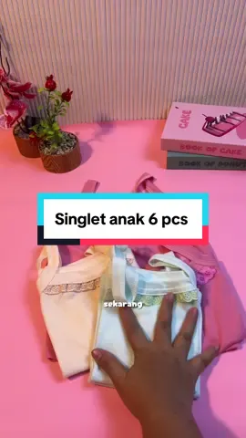 Singlet anak 6 pcs #singletanak #singletmurah #singletanak #bajuanak 