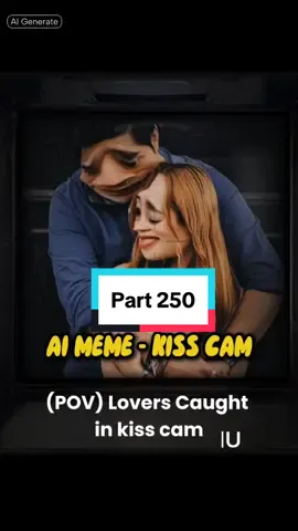 Pary 250: AI Kiss Cam Meme |U🏆 #kisscam #aiviral #globalaidc #aimeme #funny #mlbballstar #CapCut  