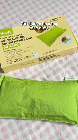 Gối chườm thảo dược #hapaku 