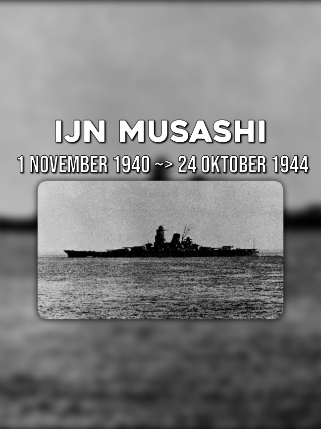 Disclaimer : Video tersebut adalah rekaman asli IJN Musashi penjelasan singkat ↓↓↓ IJN Musashi adalah kapal perang Jepang yang merupakan anggota dari kelas Yamato, kapal perang terbesar dan terberat yang pernah dibuat. Ia dibangun untuk Angkatan Laut Kekaisaran Jepang dan menjadi kapal kedua dalam kelasnya, setelah Yamato. Musashi terkenal karena ukurannya yang luar biasa dan persenjataan utamanya yang terdiri dari sembilan meriam 46 cm (18.1 inci).  Spesifikasi Utama: Kelas: Yamato Tipe: Kapal Perang Bobot: 68.200 ton (normal) / 72.800 ton (muatan penuh) Panjang: 263 meter Lebar: 38.9 meter Persenjataan: 9 x Meriam 46 cm (18.1 inci) Tipe 94 (3 x 3) 6 x Meriam 15.5 cm (6.1 inci) 12 x Meriam 12.7 cm (5 inci) Tipe 89 35 x Meriam 25 mm Anti-Pesawat   Sejarah Singkat: Dibangun untuk Angkatan Laut Kekaisaran Jepang dan mulai beroperasi pada tahun 1942.  Bertugas sebagai kapal perang utama untuk Armada Gabungan (Combined Fleet) Jepang.  Berpartisipasi dalam beberapa pertempuran, termasuk Pertempuran Laut Filipina dan Pertempuran Teluk Leyte.  Tenggelam pada Pertempuran Teluk Leyte pada 24 Oktober 1944 setelah terkena banyak torpedo dan bom dari pesawat Amerika.  Fakta Tambahan: Musashi dan Yamato adalah kapal perang terbesar yang pernah dibangun oleh Jepang dan memiliki ukuran yang mengesankan.  Bangkai kapal Musashi ditemukan pada Maret 2015 oleh tim yang dipimpin oleh Paul Allen.  Kapal ini dinamai berdasarkan provinsi Musashi di Jepang.  #History#historytiktok#sejarah#sejarahperangdunia#ww2#worldwar2#worldwar#war#navy#belajarsejarah#ilmusejarah#fyp#masukberanda#musashi#ijnmusashi 