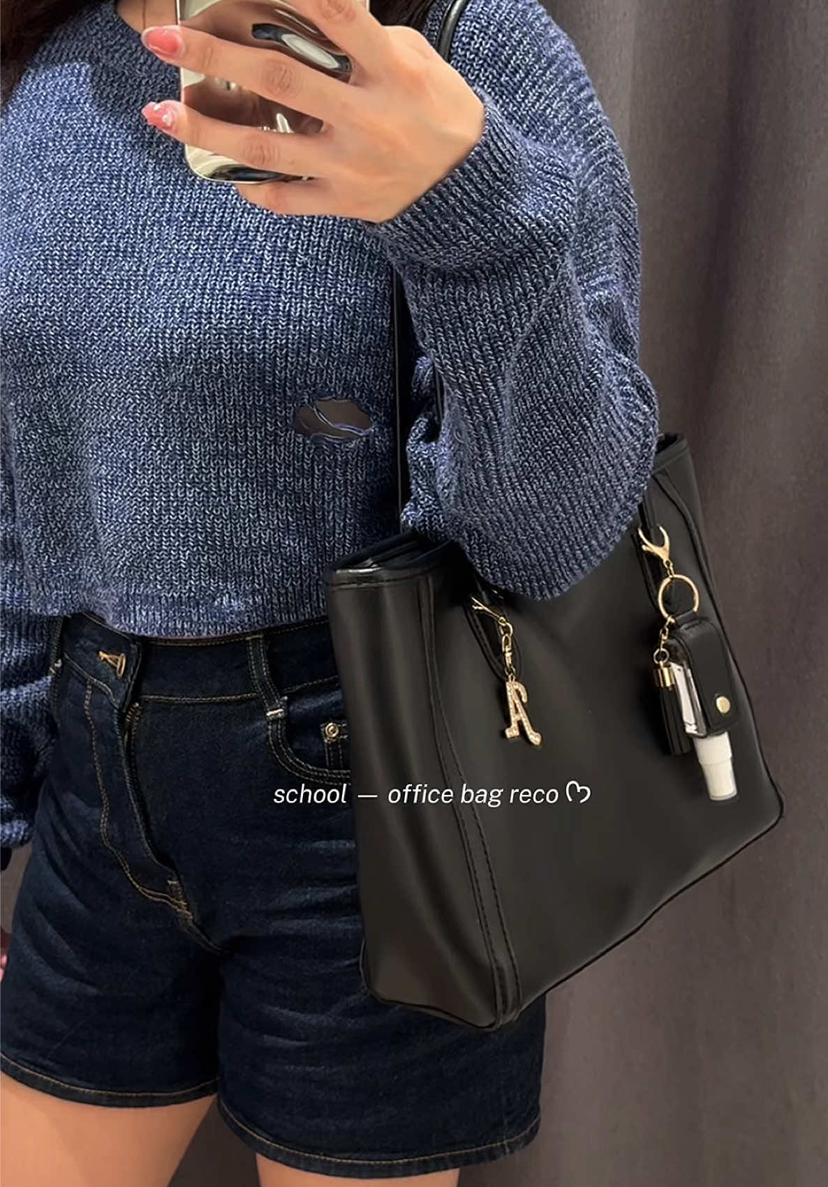 my all-time favorite shoulder bag — yes it fits an ipad, yellow pad, short folder & notebooks! #fyp #shoulderbag #totebag #bags #schoolbag 