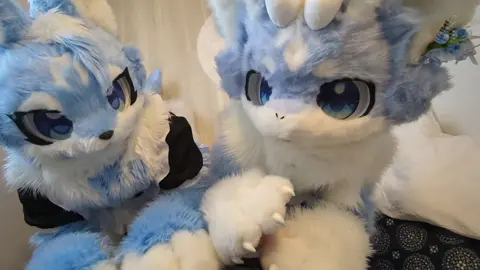 いたずらっ子と甘えん坊✨ #furry #fursuit #けもの着ぐるみ 