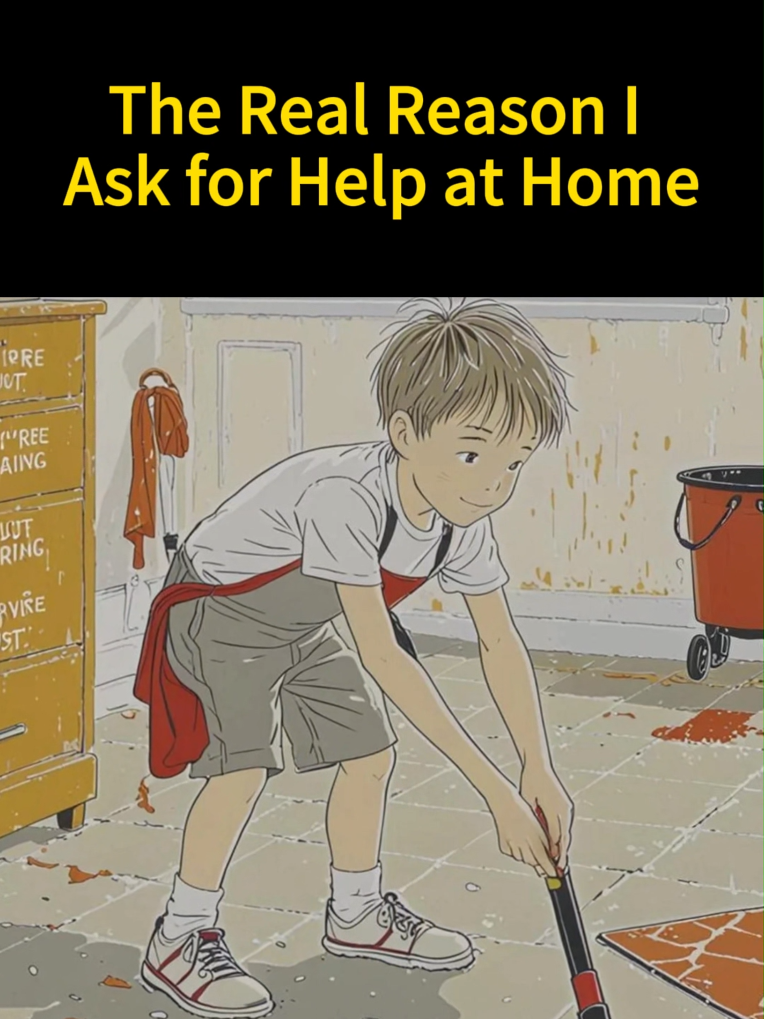 Chores aren’t punishment—they’re character training. #LifeSkills #ParentingWisdom #KidsWhoThrive #ChoresMatter #USparent
