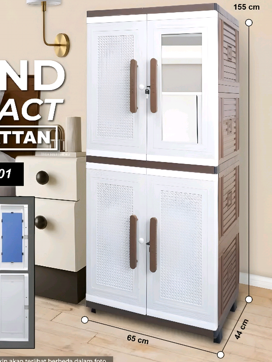 Justin Grand CLUB Compact Lemari Pakaian Plastik - Lemari Plastik dengan Cermin - Bisa Dikunci - Awet Tahan Lama Anti Alr #lemari #lemaripakaian #lemariplastik #fyp #produkviral 