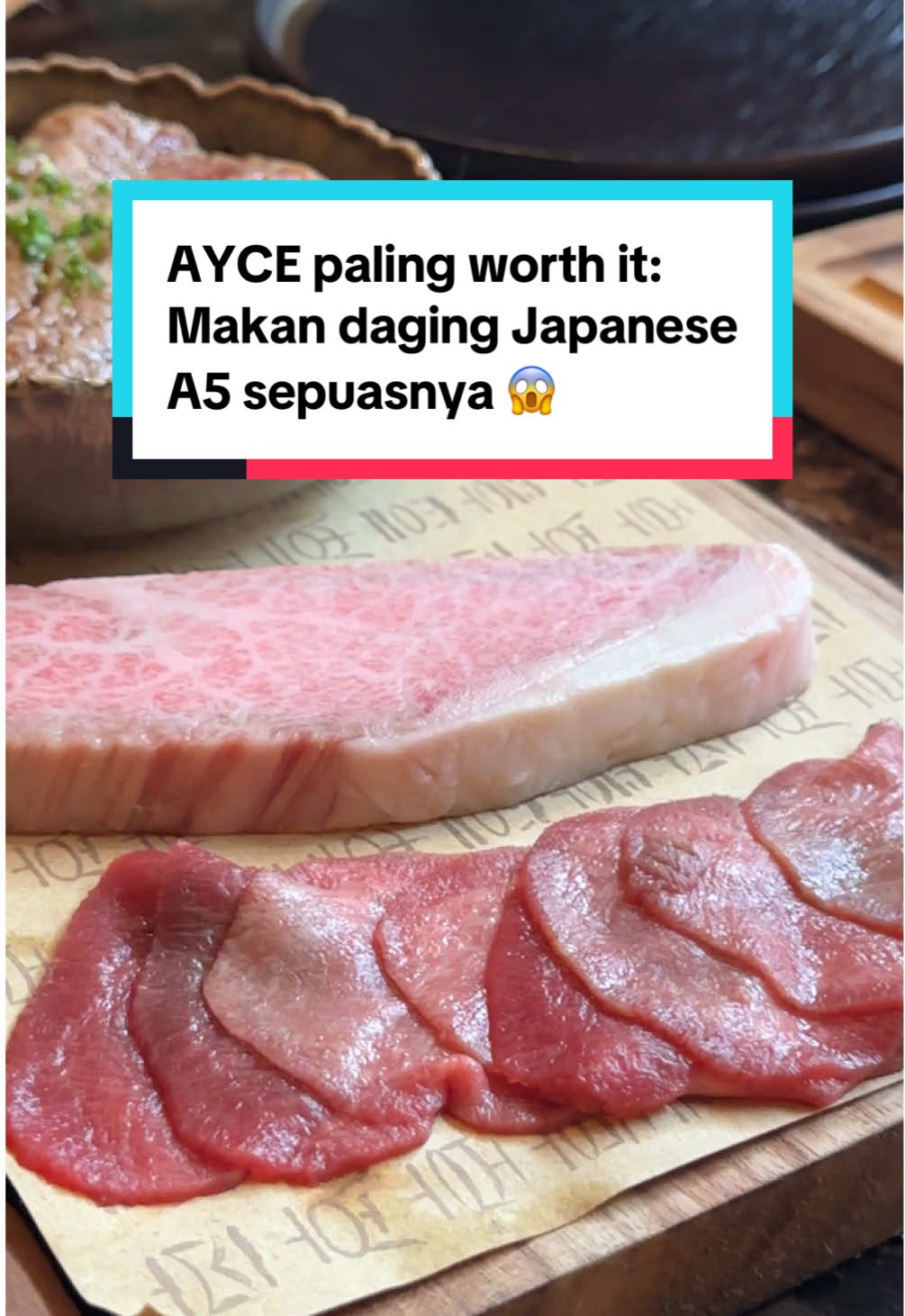 All you can eat paling worth it: Bisa makan daging Japanese A5 sepuasnya sampe kenyang 😱  Di Korean steakhouse ini ada weekend brunch AYCE dan menunya banyak banget, ada daging sapi, pork, seafood, dan menu2 lain kayak starter, main course, noodle, soup, dessert dan udah include minuman juga. Daging2nya premium jadi dengan harga segitu sangat worth it sih, apalagi durasinya ga dibatesin cuma 2 jam gitu. Pokoknya selama waktu weekend brunch itu berjalan ya bisa makan terus2an, jadi kalo dateng dari awal buka ya bisa makan selama 4.5 jam 🤤 Jangan lupa reservasi dulu dari jauh2 hari karena rame ✌🏻 #koreanbbq #korbeq #kbbq #wagyua5 #koreanresraurant #senopati #food #Foodie #foodies #jktgo #jktfoodbang #jktfooddestination #steakhouse #restoranjakarta #kulinerjakarta #kulinerjakartaselatan #kulinerjaksel #ayce #allyoucaneat #aycejakarta #fyp #fy #fypシ゚ #FoodTok 