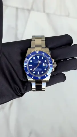 One of the rarest Rolex watches has just landed in our store 😍 A 2014 Rolex Submariner ‘Smurf’ | 116619LB 🔵 Available in store now!  #rolex #rolexsubmariner #rolexwatch #watch #smurf