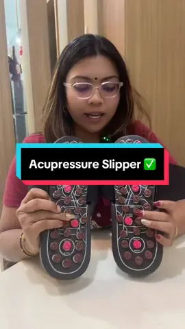 Acupressure Slipper ✅ #malanirajahofficial #topcreator #viralvideo #fyp #acupressureslippers #acupuncture #acupunctureslippers 