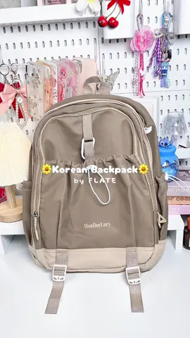 Tas ransel serbaguna banget🥰 cocok buat sekolah, kuliah, ataupun traveling✨ banyak compartmentnya juga🤎😍  #tas #backpack #tasransel #tassekolah #koreanbackpack #tasranselwanita #flate #ransel #taswaterproof #fyp #foryou 