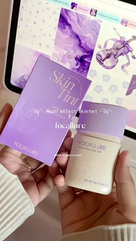 finishing dia cantik dooh macam our actual skin but better! 🫶🏻 #focallure #skintint 