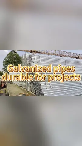 Galvanized pipes, super durable for long - term projects. #GalvanizedPipes #Durable #LongTermProjects #EngineeringUse