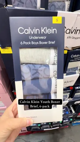 🩳 Name Brand for Less! Run to Costco for this 6-pack of Calvin Klein Boys’ Boxer Briefs — just $15.99! ✅ Soft cotton stretch ✅ Tag-free comfort ✅ Iconic logo waistband ✅ True-to-size fit (S–XL) ✨ That’s only $2.66 per pair for a name your kids will actually wear. 🛒 Available in-store and sometimes online — check your local warehouse or order via Instacart! #CostcoFinds #CalvinKlein #foryoupage #FYP #CostcoMustHaves 