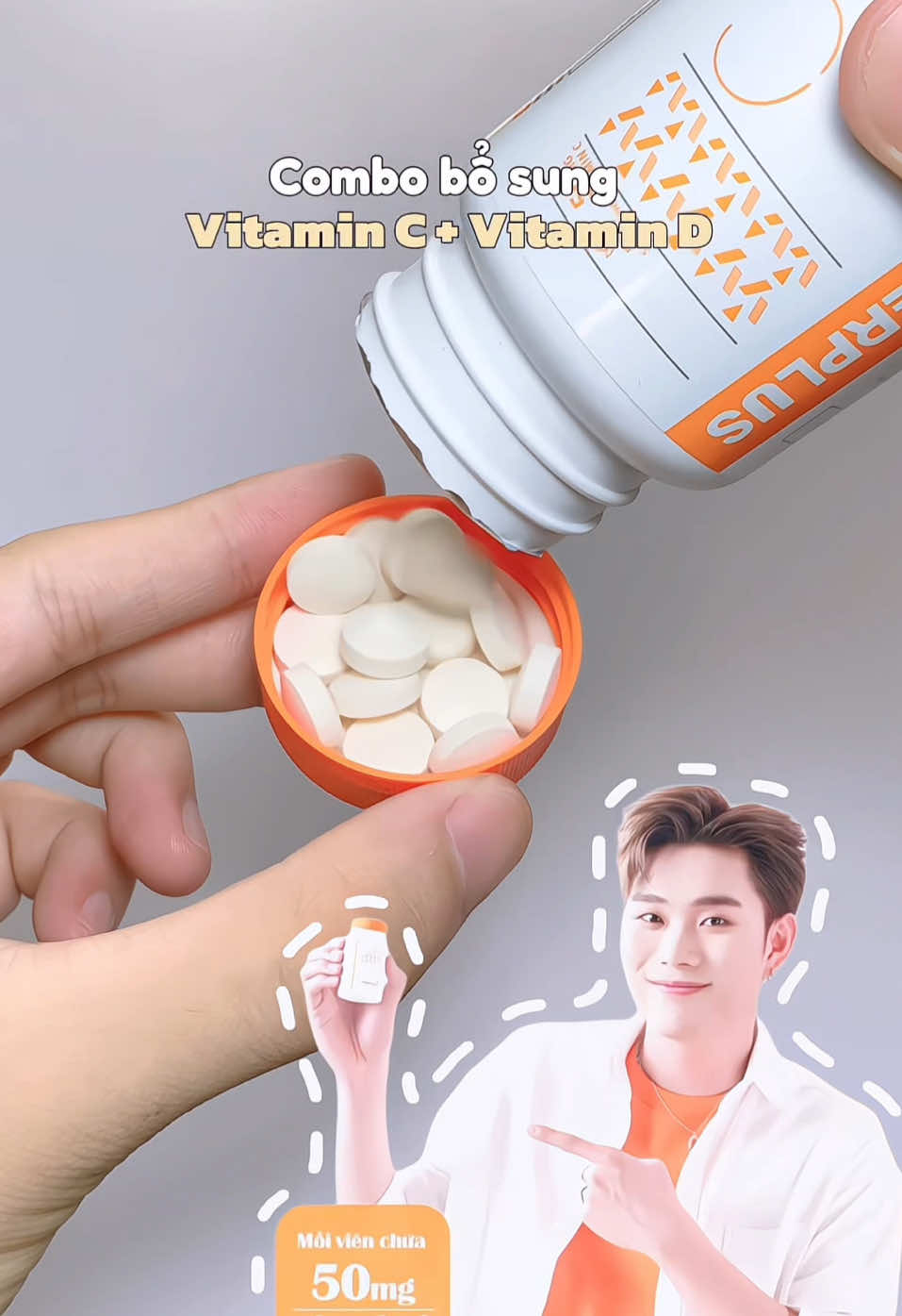 Uống Vitamin để cao như Dương Domic 🤩#wonderplus #vitamin #vitaminC #vitaminD #tangchieucao #unbox #unboxing #xuhuong #trending 