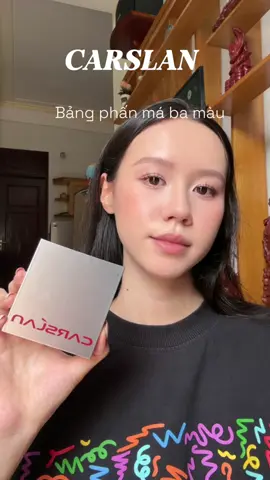 Bảng phấn má to oành lun chắc dùng tới mùa quýt quáa 🫶🏻 #carslan #carslanblush #blushtutorial #makeup 