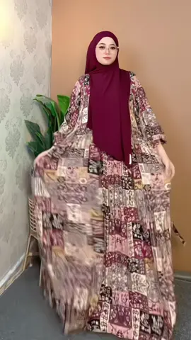 Maroon ❤️#gamisrayon #gamis 