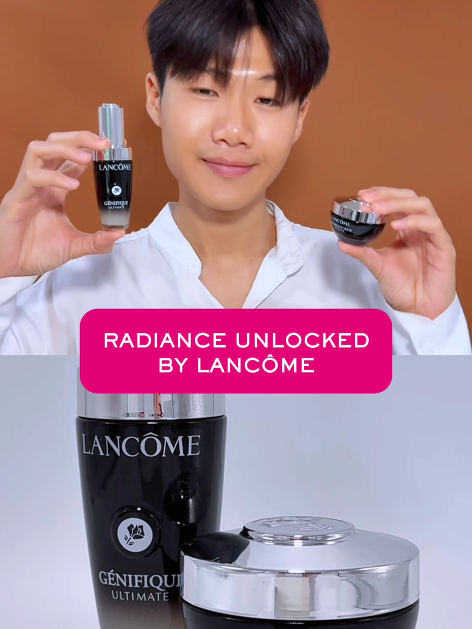 Lancôme Génifique Ultimate Duo ฟื้นฟูผิวและรอบดวงตาอย่างเหนือชั้น ด้วย ✨ 💙Génifique Ultimate Serum ปลดล็อกผิวอ่อนเยาว์ จัดการสัญญาณแห่งวัยสะสม 💙Génifique Yeux Ultimate Repair Eye Cream ฟื้นบำรุงรอบดวงตา ลดความร่วงโรยสะสม Payday ช้อปกันวันเงินออกกับ Lancôme ในไลฟ์เท่านั้น! 📅 วันที่ 28 ก.ค. 68 - 31 ก.ค. 68  🎁 ทุกออเดอร์ รับฟรี Génifique Ultimate Serum 1 ml 7 ชิ้น มูลค่า 950.- 💸 รับคูปองส่วนลดสูงสุด 800.- เก็บคูปองเพิ่มภายในไลฟ์ ✅ รับประกันคุณภาพ ผลิตภัณฑ์แท้ 100%  ✅ ส่งฟรีทุกออเดอร์  ✅ การันตีความพึงพอใจ พร้อมบริการคืนสินค้าได้ภายใน 7 วัน 🔄 ✅ บริการผ่อนชำระผ่านบัตรเครดิต 0% สูงสุด 3 เดือน 💳 #LancomeThailand #TikTokshop #TikTokShopช้อปกันวันเงินออก #ช้อปกันวันเงินออก #tiktokป้ายยา