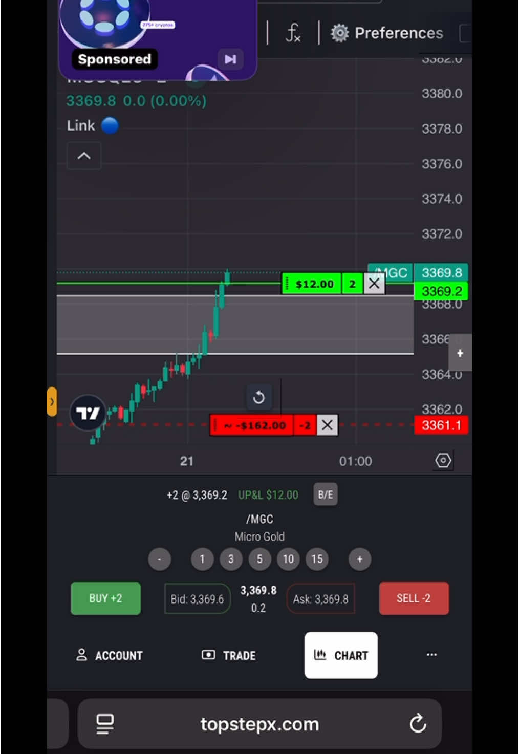 Trail this trade with me 💸✨ #XAU! #MNQ! #DayTrader! #WomenWhoTrade! #JaeTrades! #ContentCreator! #StockMarket!