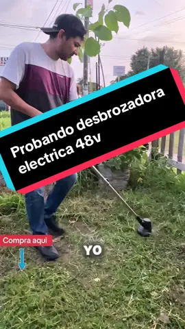 Dezbrozadora eléctrica 48 v #podar #dezbrozadora #dezbrozadora#cortadoradepasto #guira #wira #wireros #yarderos #jardineros #