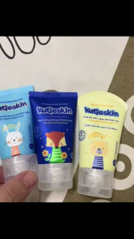 Bộ 3 kutieskin ngăn ngừa hâm khô#kutieskin #bôsosinhchobe 