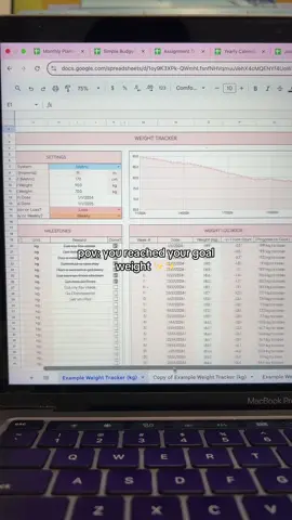 track your macros, workouts and weight all in one sheet #googlesheets #fyp #template #spreadsheet #digitalplanner #tasks #todo #todos #progress #weight #weights #weightloss 