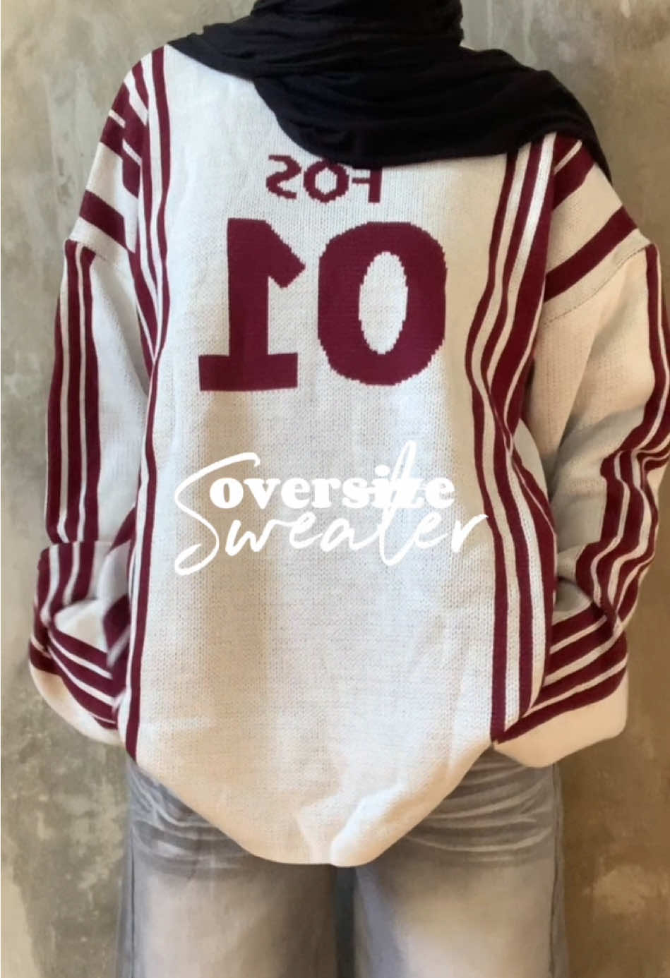 Rekomendasi sweater rajut  FOCUS 01 BOXY KNITWEAR UNISEX #sweaterrajut #fashionhacks #outfitideas #OOTD #fypシ 