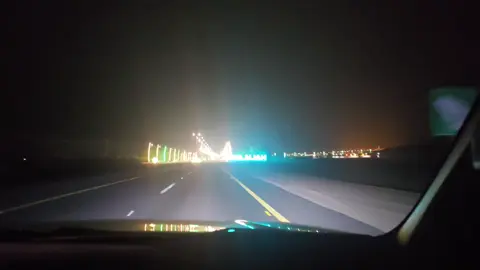 Mulaijah Road... yung ganito kagandang kalsada  maliwanag, tahimik at walang traffic😍😍😍 #easternregionKSA #ofwsaudiarabia🇸🇦🇵🇭 