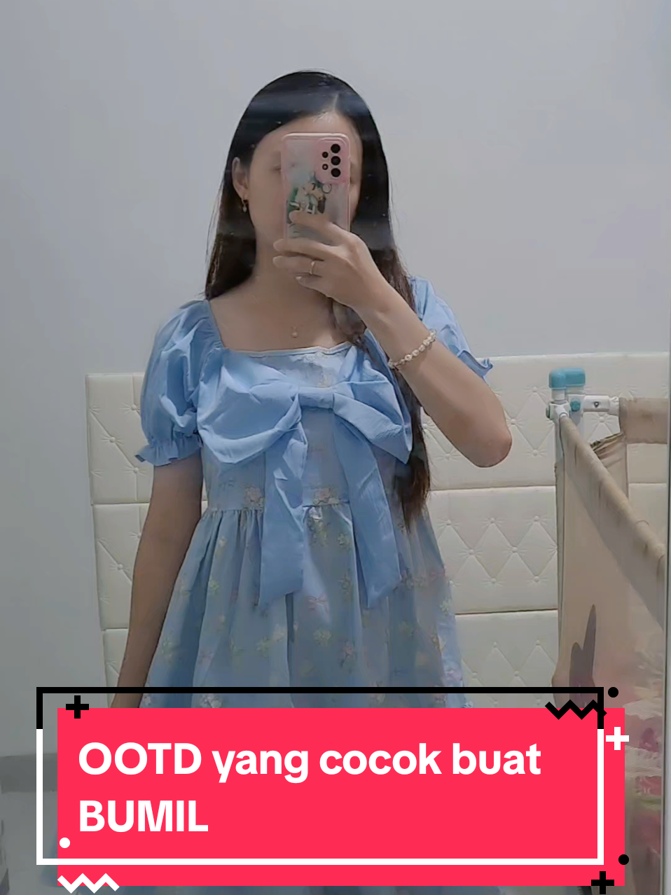Dress Pita Bunga Biru🩵 cocok banget buat bumil.. mau? langsung order aj wawa ke no yang ada di bio ya🥰 #OOTD #ootdfashion #bkkfashion #bkkfashion #bangkok #readybkk #bkk #dresslucu #dressbunga #dresspita #dresscantik #dress #dressbumil 