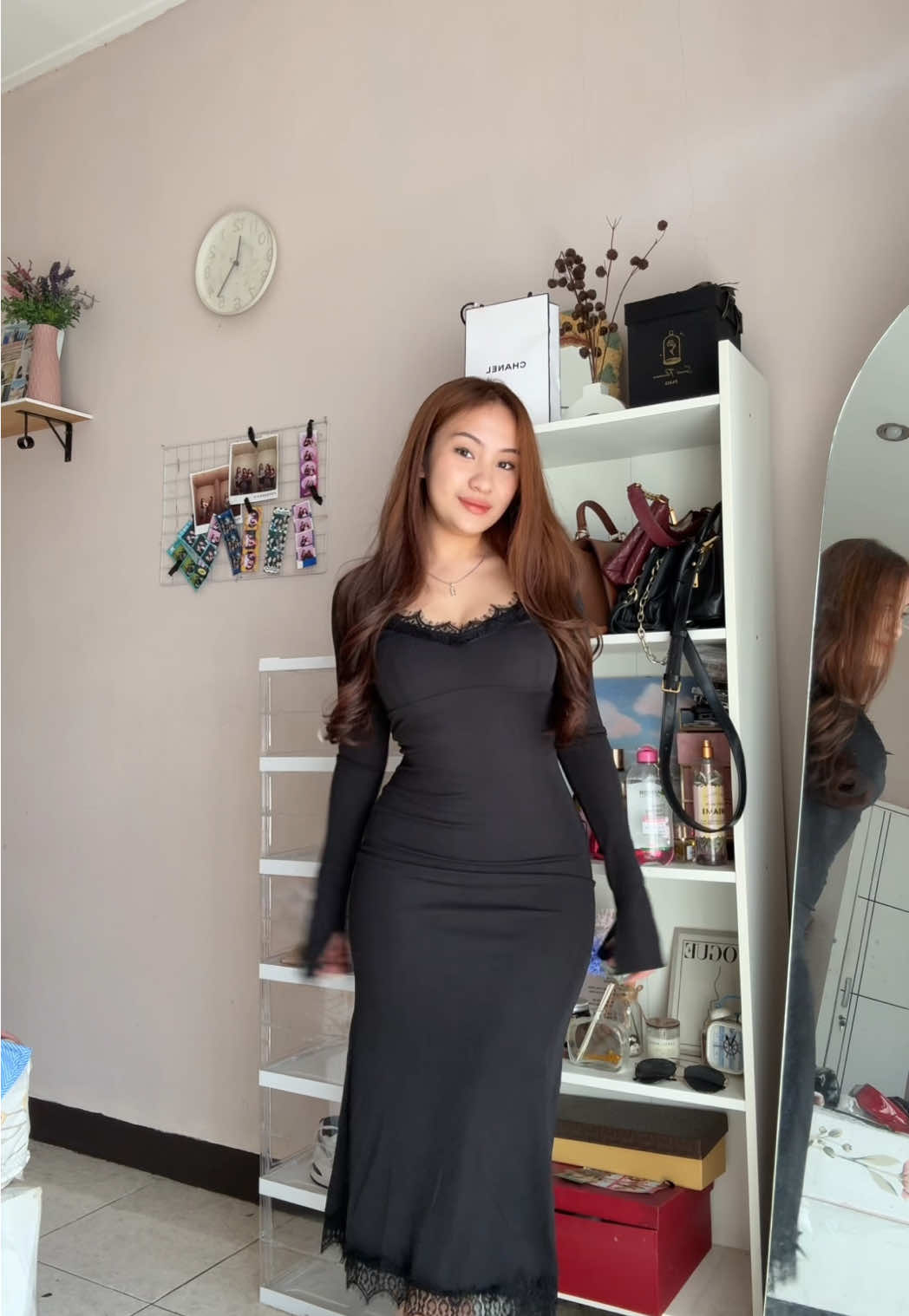 another #bodycondress 100ribuan😩 #OOTD #outfitideas #petiteoutfit #dress #longdress 