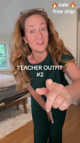 Classy and comfortable two piece set #momfashion #teacherootd #OOTD #fallfashion #2pieceset #classystyle #teachersoftiktok #freeshipping 