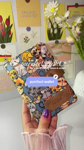 Cutie wallet szn! 😍💸  ~This has to be one of the cutest trifold wallets I own — the printed cats on it are just too adorable. I’m in love! 😻 #catlover #wallet #cutewallet #purrfect #walletsforwomen #cutesy #walletreco #fyp #printedwallet #cardholder