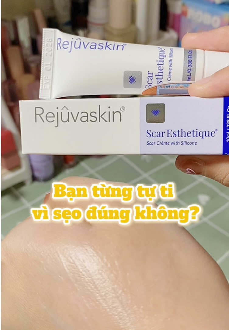 Sẹo thâm, sẹo rỗ, sẹo mụn chỉ cần 1 tuýp Scar Esthetique là có thể cải thiện rõ rệt 💝✨ #ScarEsthetique #KemTriSeoMy #TuypNhoNhungCoVo #DaDepKhongSeo #ReviewChonLoc #skincarelanhtinh 