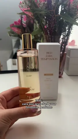 @ZARA red temptation sweet, she’s had a lil repackaging but she smells as good as ever #zaraperfume #fragance #perfum #perfumetiktok #perfumes #perfumemusthave #zara 