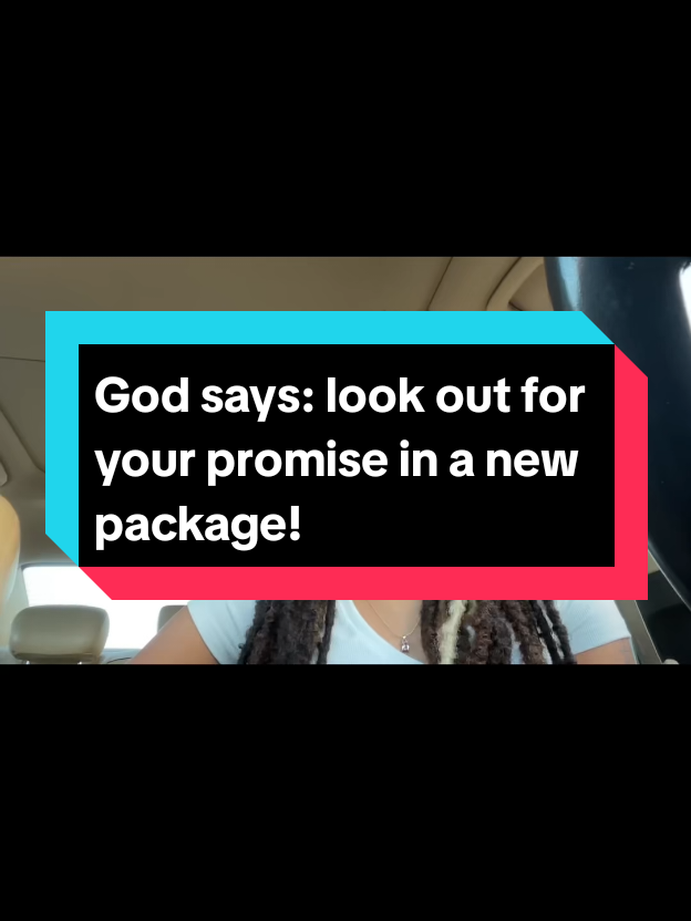 God says: look out for your promise in a new package! #jesus #propheticword 