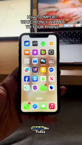 How To Import Watch Only Wallet 🔒 on (IOS & ANDROID)