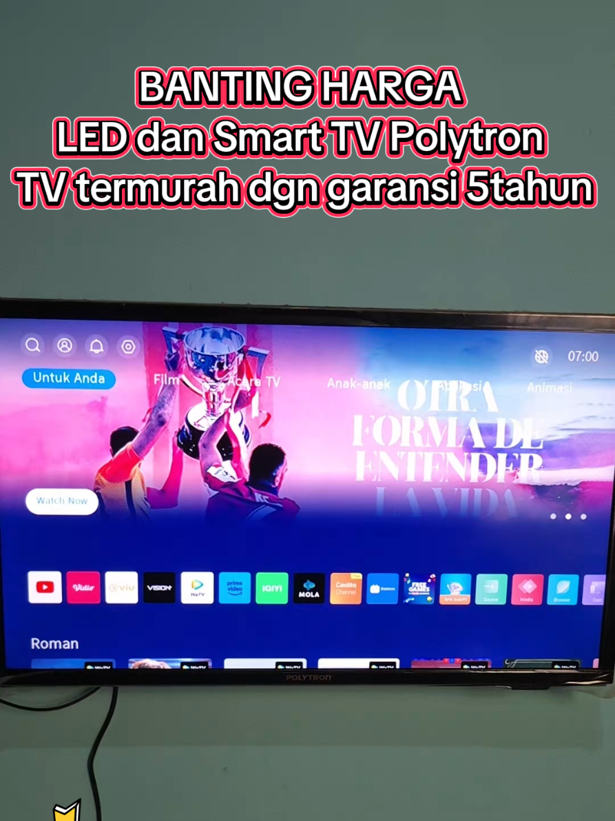BANTING HARGA  LED dan Smart TV Polytron  TV termurah dgn garansi 5tahun #tv #tvpolytron  #ledtvpolytron #smarttvpolytron  #creatorsearchinsights 