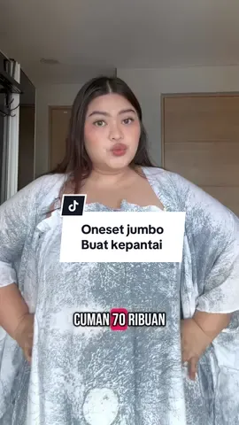 Oneset jumbo buat kepantai ✨#oneset #outfitpantai 