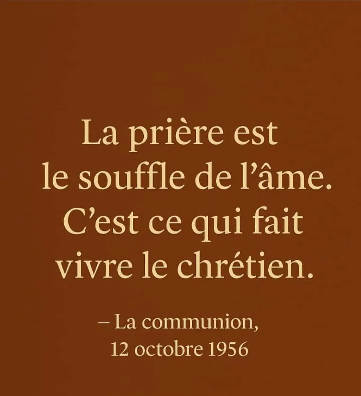 La prière #Christ le centre de la vie#