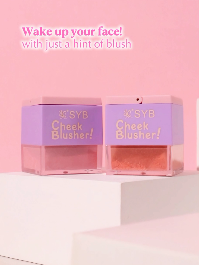 first impression nyobain SYB Cheek Blusher! jujur suka banget sama konsep kemasannya yang super gemesh, travel friendly dan udah include puff jadi no need brush lagi! 😍  formulanya creamy tapi ringan banget, gampang di-blend dan kasih hasil akhir yang natural fresh gitu 😘 plus ada kandungan Jojoba Oil yang bikin pipi tetep lembap, warnanya juga buildable dan long lasting! ✨  perfect buat daily makeup, touch up di kantor atau mau dapetin look seger seharian, pilih aja mau yang Be Cheeky (pink) 🩷 atau Blushfully (peach) 🍑 tinggal tap-tap langsung merona!  @sybofficial  #CheekBlusher #SYBOfficial #blush #blushon #videography #ugccreator #foryou 