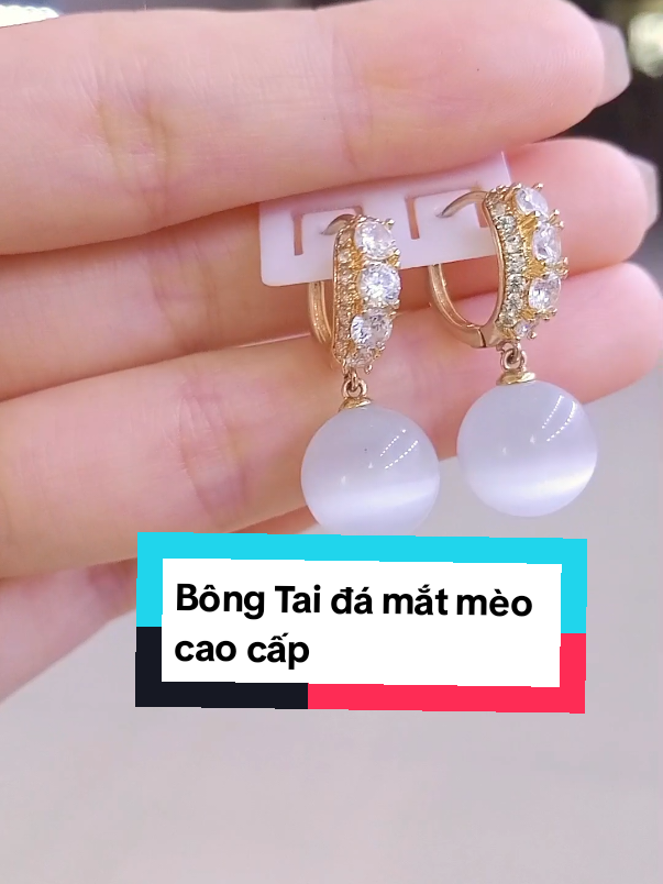 Gợi Ý MUA khuyên Tai chuẩn, sang, xịn, sáng, đẹp Khuyên Tai, bông Tai Nữ Đá Mắt Mèo Cao cấp mạ vàng 18k độ bền cao #thuypk84 #xuhuong #hoatai #bongtainu #trangsucdep #bongtaidep #bongtai #khuyentaixinh #khuyentai #trangsucnu #trangsuc 