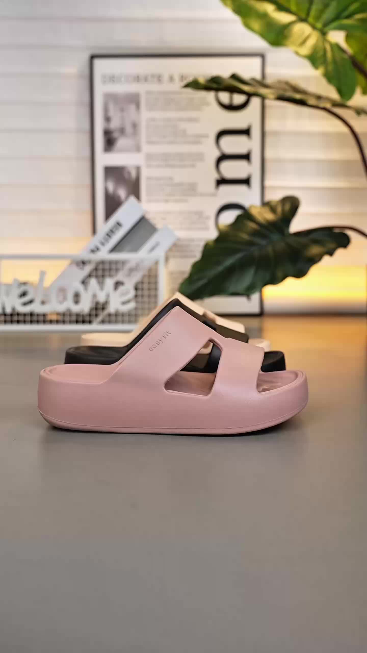 #easyfit #shoes #Slippers #women'sslippers #women'ssandals #sandals  #casualsandals #4.5cmWedgeSlippers # 