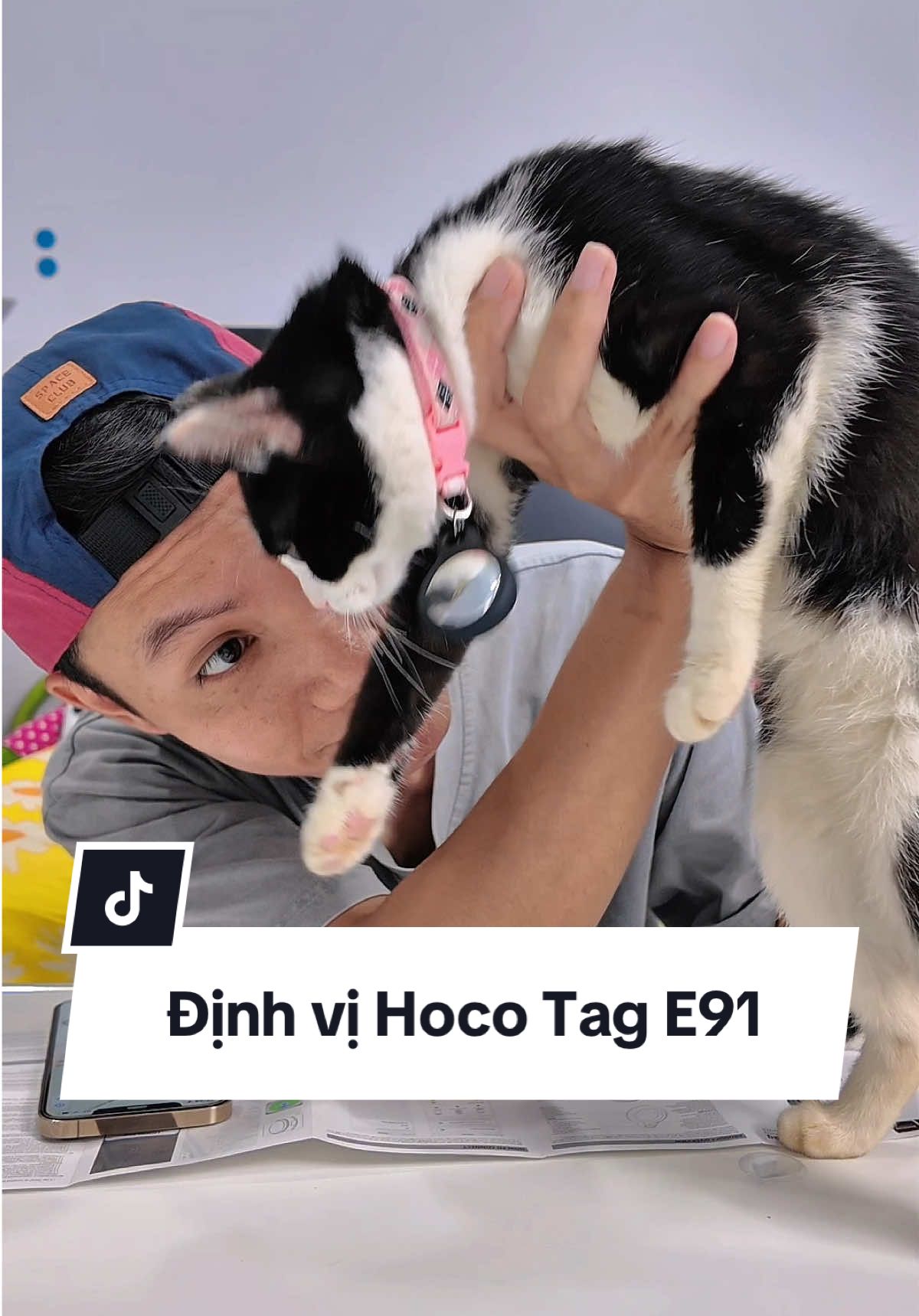 Định vị Hoco tag E91 cái này nhỏ gọn gắn cho thú cưng được #meoxreview #review 