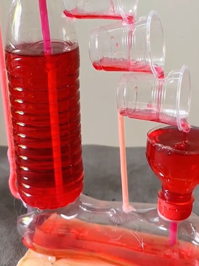 From Water Bottle to Waterfall: DIY Fountain Without Electricity! #handmade #DIY #creation #greenpower #interesting 