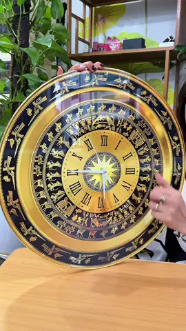 Đồng hồ hoạ tiết trống đồng đẹp decor #dongho #donghotreotuong #xuhuong #trachanh89 